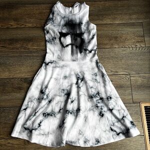 NWT WeLoveFine Goldie Star Wars Storm Trooper Marble Hooded Dress Sz Medium